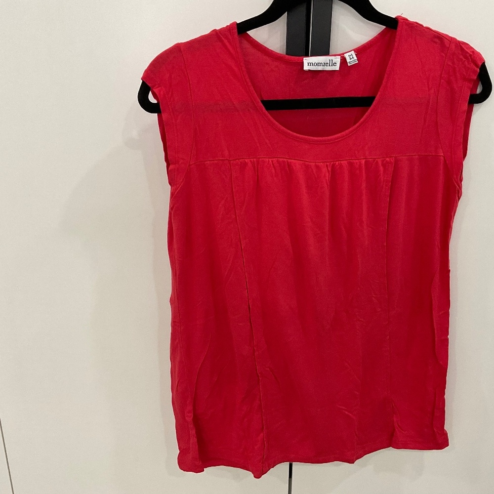 NWOT red nursing top